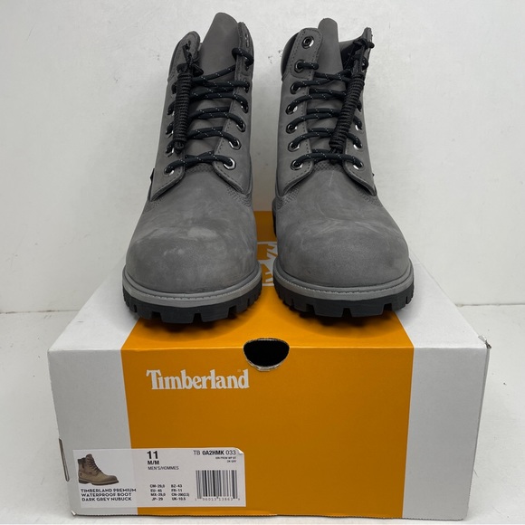 Timberland 6 inch Premium Waterproof Boot “Dark Grey Nubuck” - Picture 2 of 4